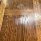 Large carved solid wood table, Spanish neo renaissance style