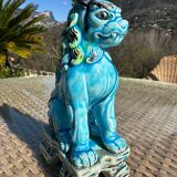Figurines en céramique Chien Lion