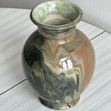 Signed ceramic vase.