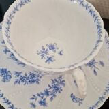 Sarreguemines porcelain cup and saucer