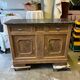 Art Deco raw wood sideboard