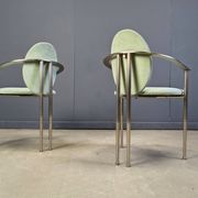 Vintage dining chairs by Belgochrom, set of 6 - 1980s