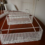 Perforated metal shelf