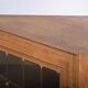 Brutalist Oak Corner Cabinet attributed to Henning Kjærnulf, Denmark, 1960s
