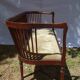 Old seat and 2 armchairs