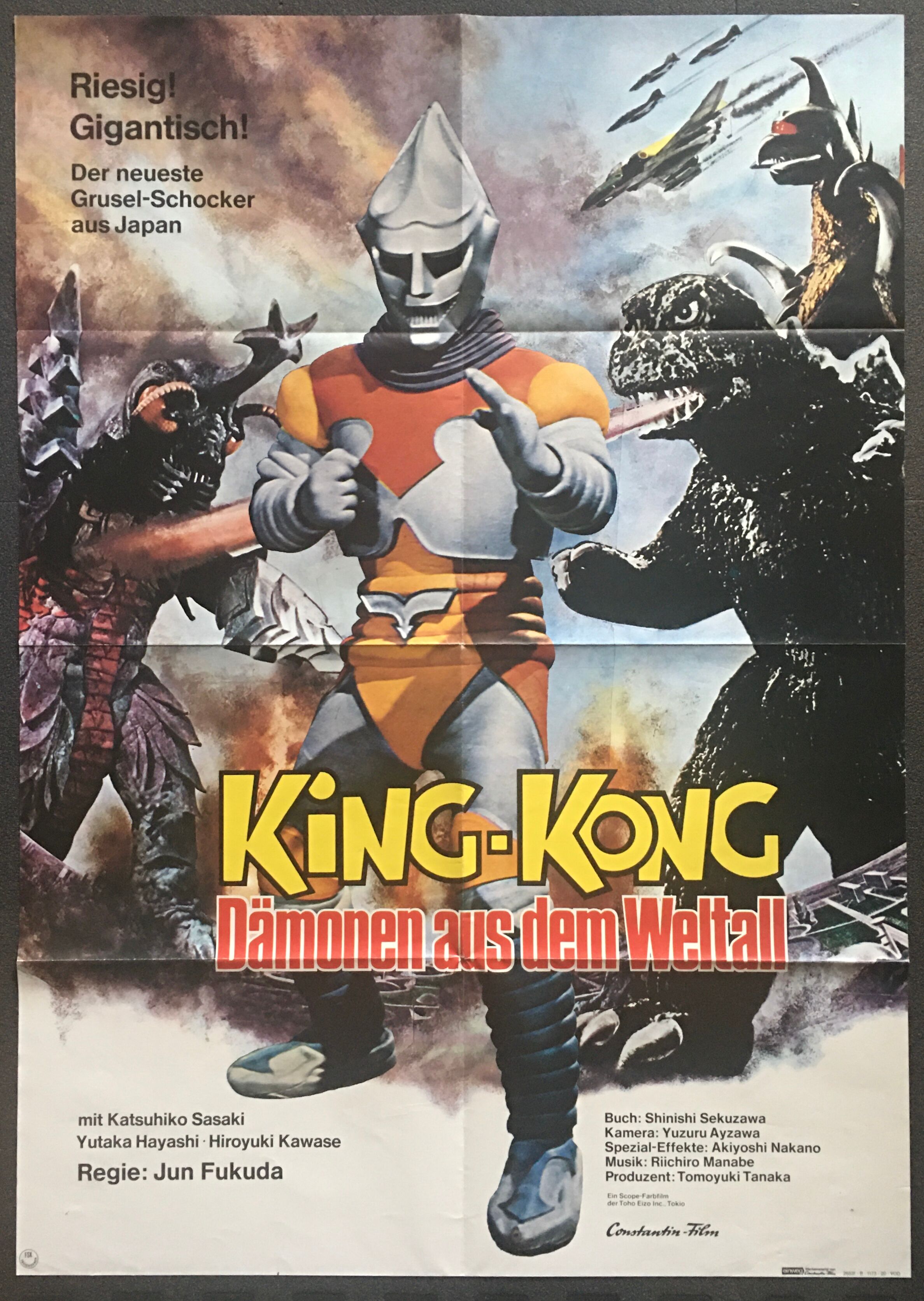 Godzilla vs. Megalon - 1973 - original German poster
