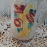 Antique earthenware pitcher