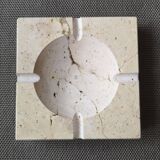 Italian travertine ashtray - 1960s/1970s