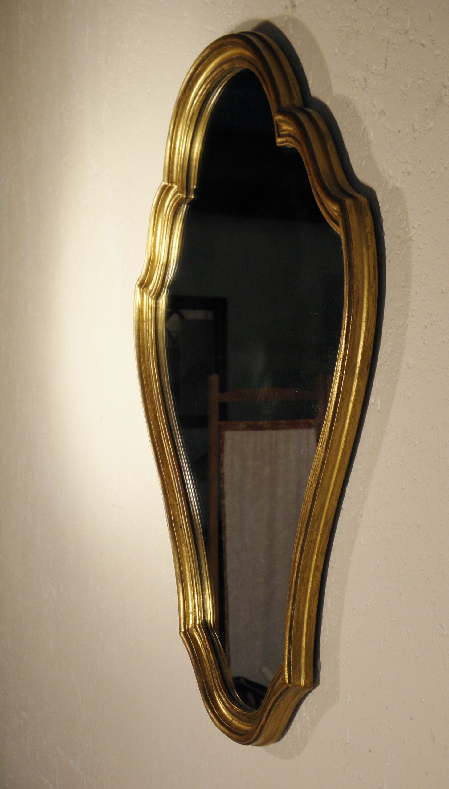Golden mirror 63 x 43 cm