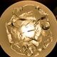 Snail-shaped pocket bowl / Fossil Jolanda Prinsen Walther Glass