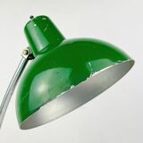 Industrial green metal desk lamp by A. Perazzone Torino, Italy, 1960s.