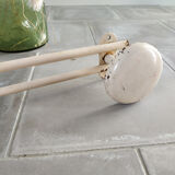 Triple white metal coat rack 60s