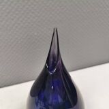 Handmade/mouth blown drop vase, Finland or Sweden 1970s