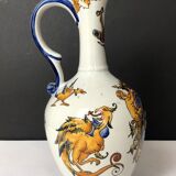 Pitcher in Gien earthenware