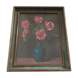 Painting "The bouquet of pastel roses" by S.Lamarche