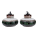 Pair of large Herda pendant lights in glazed ceramic, 1970s