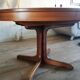 Table ronde extensible papillon en palissandre
