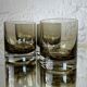 70s Smoked Whiskey Glasses