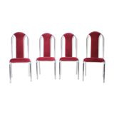 Set of four dining chairs, czechoslovakia,1980s kovobel
