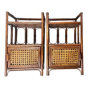 2 tables de chevet en