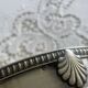 Antique glass and silver-plated metal cup