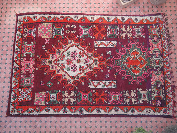 Berber carpet 278x189 cm