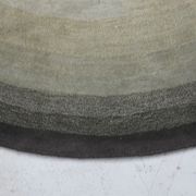 Serge Lesage blue grey vintage round carpet 70s