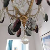 Murano tassel chandelier