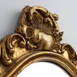 20th Century Baroque Louis XV-Style Giltwood Mirror, France