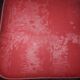 6 vintage red chairs