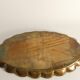 Hollywood Regency Oval Brass Tray by Arvid Johansson, Arvika Konstsmide, Sweden