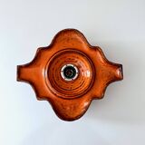 Vintage ceramic wall lamp, Hustadt wall lamp, Pop Art