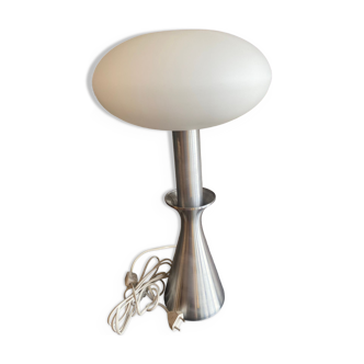 Mushroom lamp chrome design