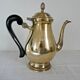 Louis XVI style silver-plated teapot / chocolate pot, early 20th century
