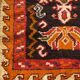 Vintage Moroccan tribal carpet 110x70 cm