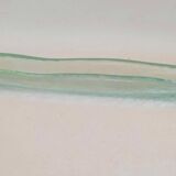 Elongated glass dish from the 70s Length 38 cm