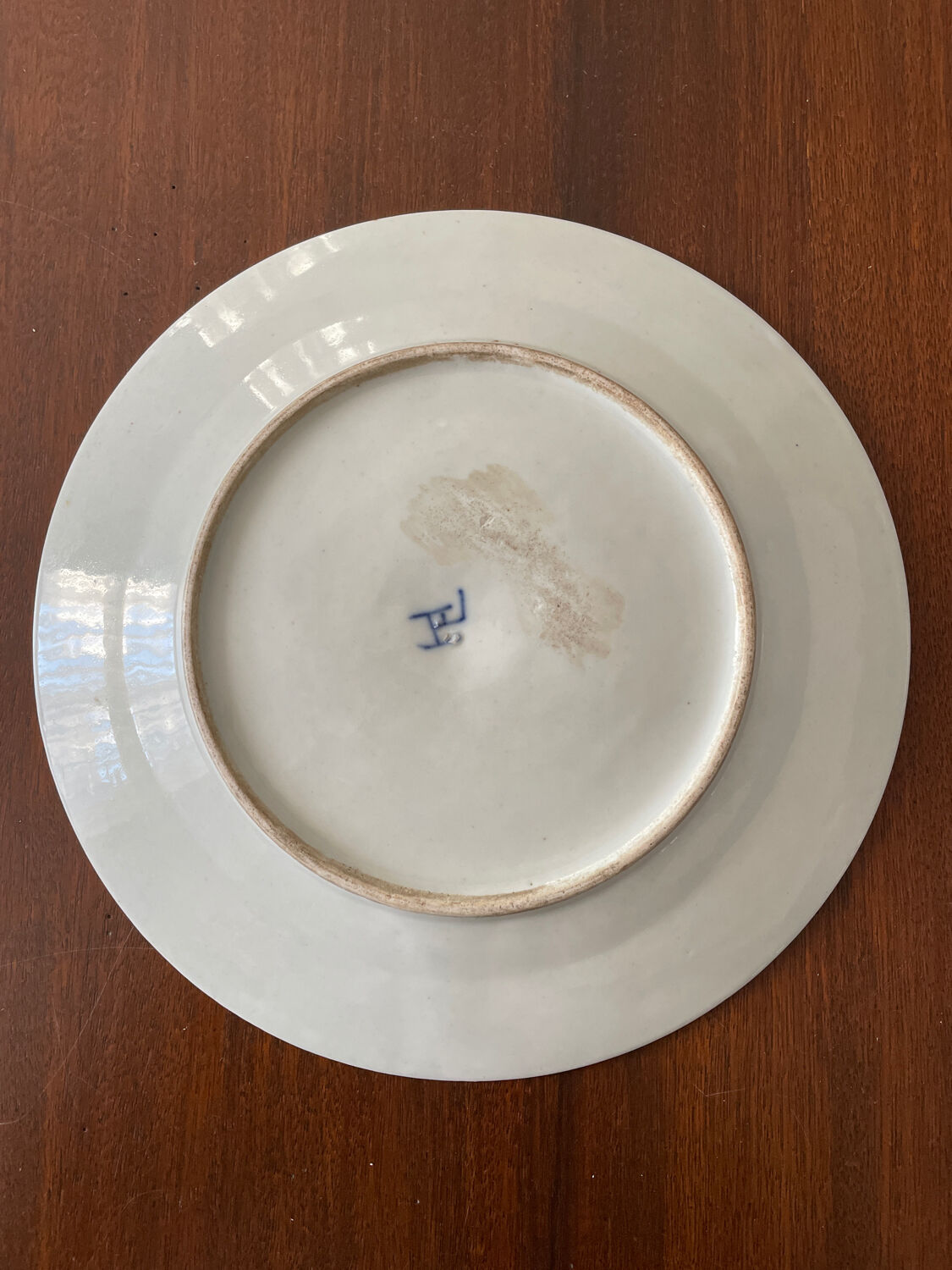 Porcelain plate of Delft eighteenth century