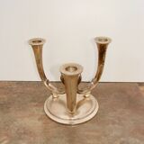 MF Germany 1940s Art Deco candlestick | Silver-plated brass |