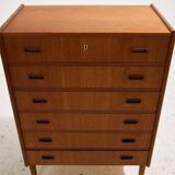 Commode en teck restaurée