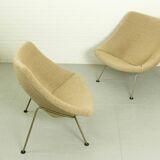 Set of Vintage Oyster Chairs by Pierre Paulin for Artifort, 1960s