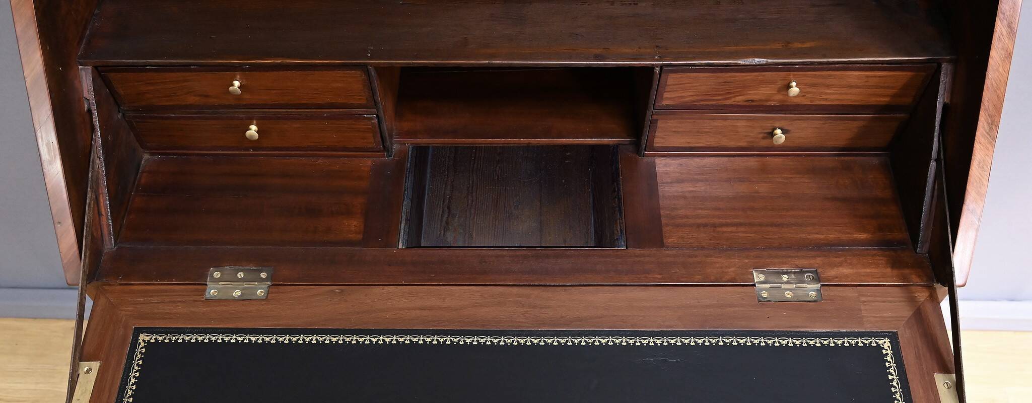 Rosewood and Mahogany Sloping Desk, Louis XVI Style – Mid-19th Century