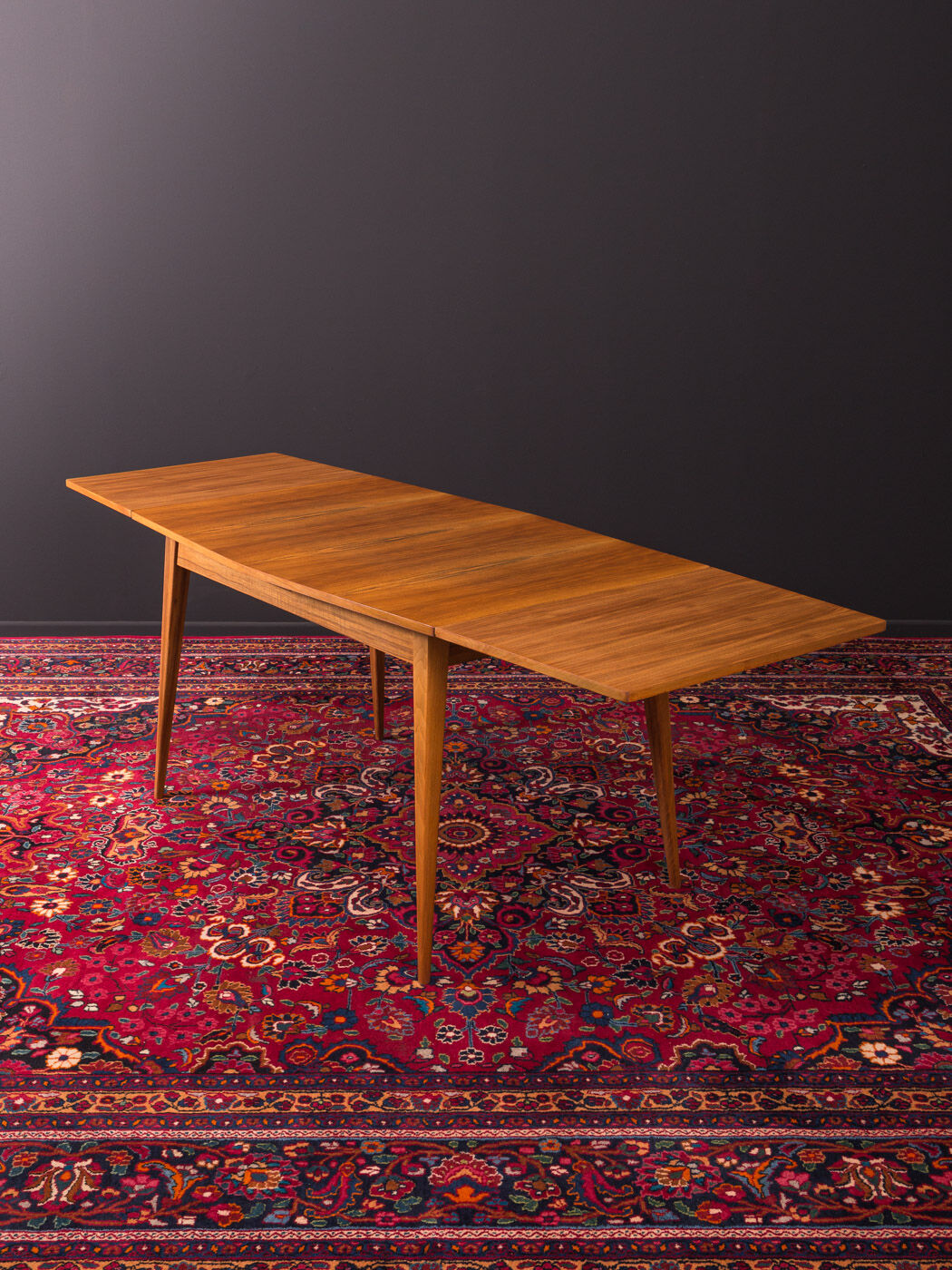 Walnut dining table from the 1950s
