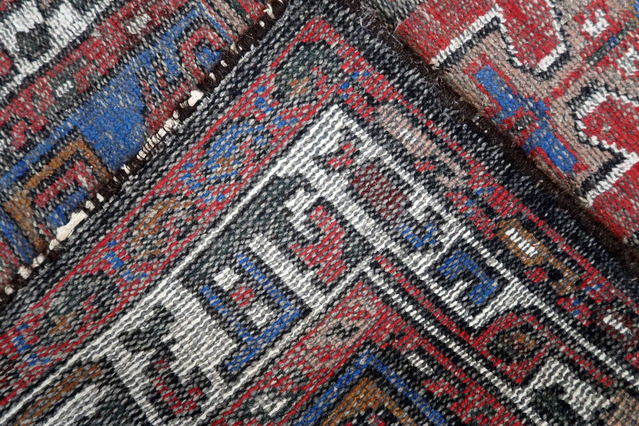 Tapis Hamadan vintage fait main en laine – 101 x 197 cm - 1C1042