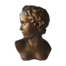 Plaster bust eros god of love bronze color