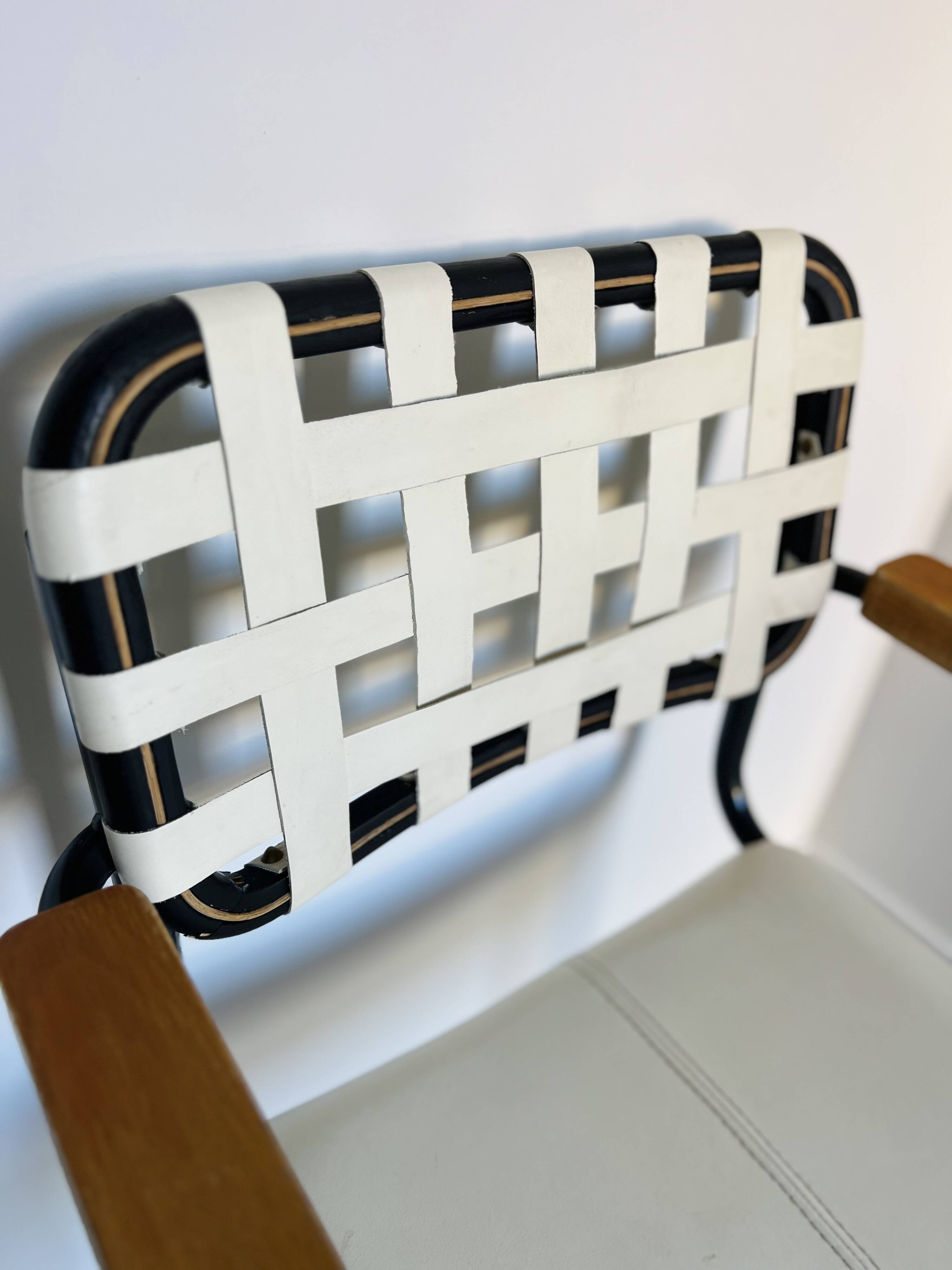 Marcel Breuer style leather chair