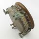 Repelled copper planter with acanthus and cast bronze legs, 1900s