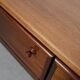 Low mahogany furniture, Danish design, 1970s, made in Denmark.