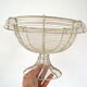 Vintage braided wire fruit basket
