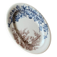 Oval ironstone platter, Hunting pattern