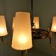 Large brass chandelier Finland 1950’s